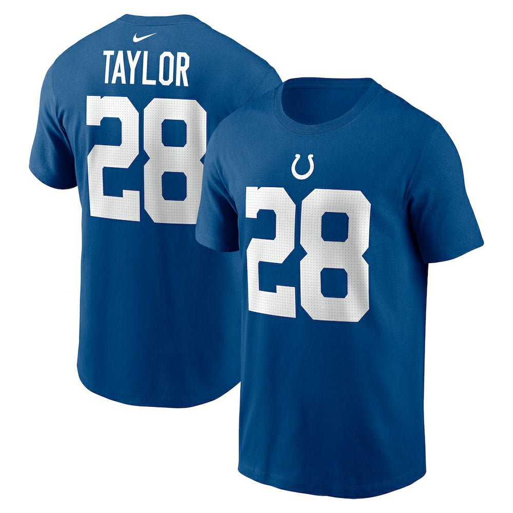 Jonathan Taylor Indianapolis Colts Player Name & Number T-Shirt - Royal outlet