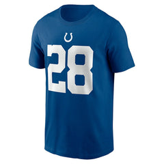 Jonathan Taylor Indianapolis Colts Player Name & Number T-Shirt - Royal outlet