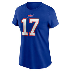 Josh Allen Buffalo Bills Women's Player Name & Number T-Shirt - Royal cheap