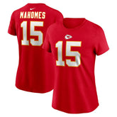 Patrick Mahomes Kansas City Chiefs Women's Player Name & Number T-Shirt - Red cheap