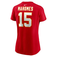 Patrick Mahomes Kansas City Chiefs Women's Player Name & Number T-Shirt - Red cheap