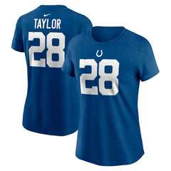 Jonathan Taylor Indianapolis Colts Women's Player Name & Number T-Shirt - Royal cheap