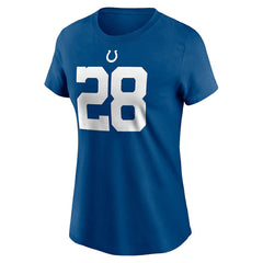 Jonathan Taylor Indianapolis Colts Women's Player Name & Number T-Shirt - Royal cheap