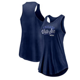 Chicago White Sox Women's Simplicity Swing Racerback Scoop Neck Tank Top Navy