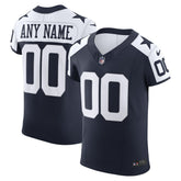 Dallas Cowboys Vapor F.U.S.E. Elite Custom Jersey - Navy on sale