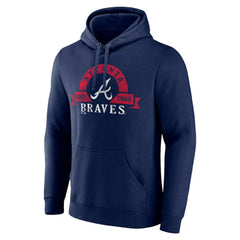 Atlanta Braves Big & Tall Utility Pullover Hoodie Navy