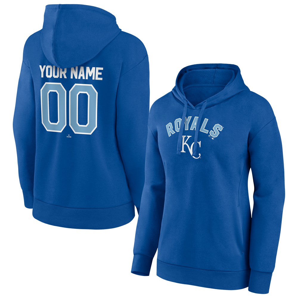 Kansas City Royals Women's Personalized Team Winning Streak Pullover Hoodie Royal