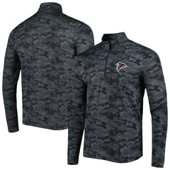 Atlanta Falcons Antigua Brigade Quarter-Zip Sweatshirt - Black sale