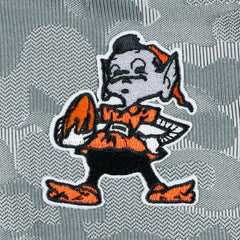 Cleveland Browns Antigua Brigade Throwback Quarter-Zip Top - Gray outlet