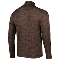 Cleveland Browns Antigua Brigade Quarter-Zip Sweatshirt - Brown discount