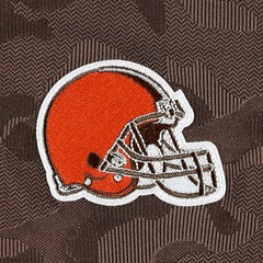 Cleveland Browns Antigua Brigade Quarter-Zip Sweatshirt - Brown discount