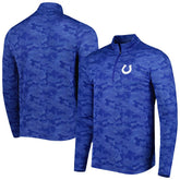 Indianapolis Colts Antigua Brigade Quarter-Zip Sweatshirt - Royal outlet