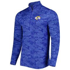 Los Angeles Rams Antigua Brigade Quarter-Zip Sweatshirt - Royal sale
