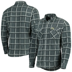 Green Bay Packers Antigua Industry Flannel Button-Up Shirt Jacket - Gray sale