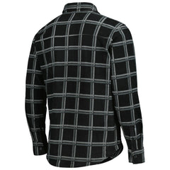 Las Vegas Raiders Antigua Industry Flannel Button-Up Shirt Jacket - Black on sale