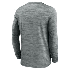 Cleveland Browns Sideline Team Velocity Performance Long Sleeve T-Shirt - Heather Gray discount
