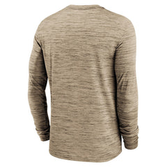 Cleveland Browns Sideline Team Velocity Performance Long Sleeve T-Shirt - Brown for sale