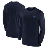 Tennessee Titans Sideline Coach Performance Long Sleeve T-Shirt - Navy discount