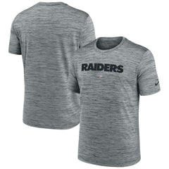 Las Vegas Raiders Velocity Performance T-Shirt - Gray on sale