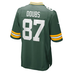 Romeo Doubs Green Bay Packers Game Player Jersey - Green for sale
