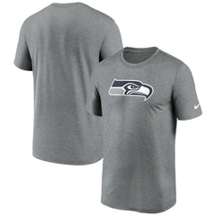 Seattle Seahawks Primetime Legend Logo Performance T-Shirt - Heather Charcoal sale