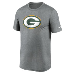 Green Bay Packers Primetime Legend Logo Performance T-Shirt - Heather Charcoal on sale
