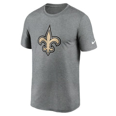 New Orleans Saints Primetime Legend Logo Performance T-Shirt - Heather Charcoal for sale