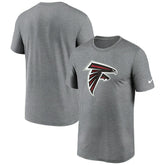 Atlanta Falcons Primetime Legend Logo Performance T-Shirt - Heather Charcoal online