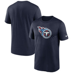 Tennessee Titans Primetime Legend Logo Performance T-Shirt - Navy on sale