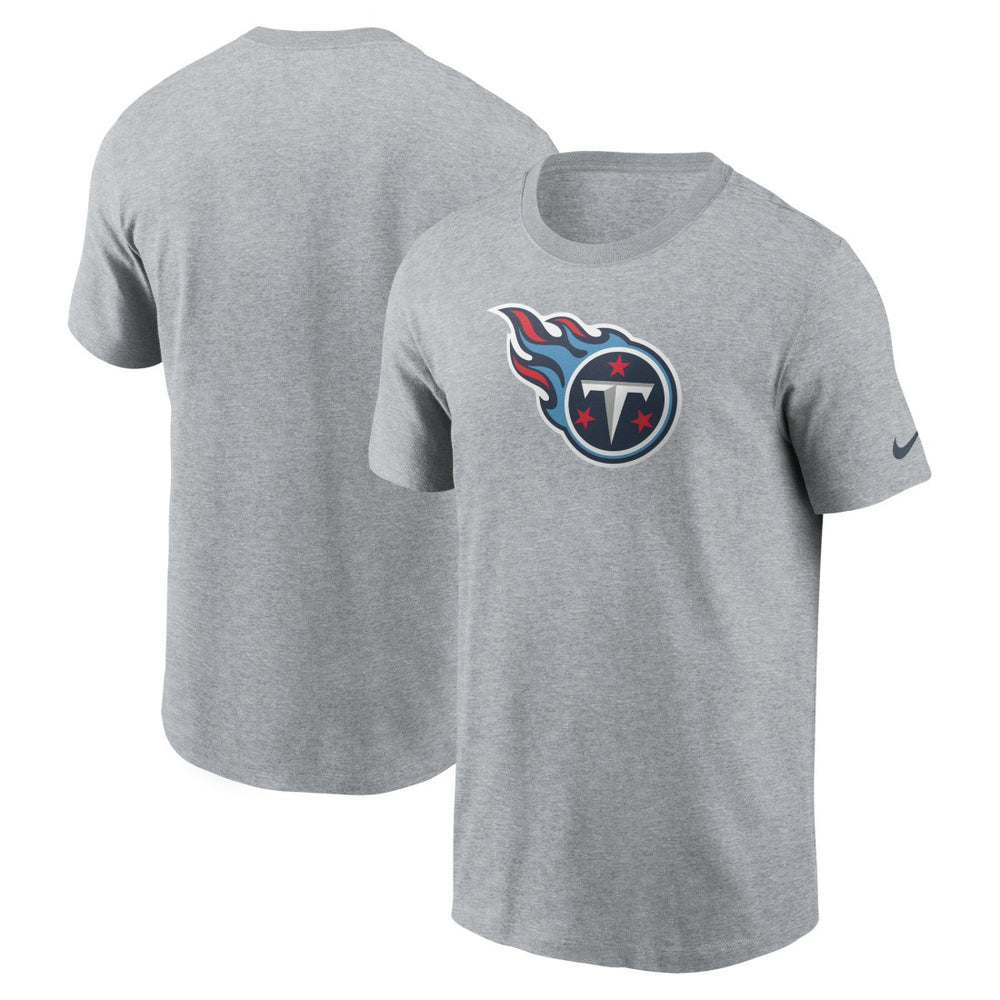 Tennessee Titans Logo Essential T-Shirt - Gray sale
