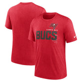 Tampa Bay Buccaneers Team Tri-Blend T-Shirt - Heather Red sale