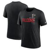 Atlanta Falcons Team Tri-Blend T-Shirt - Heather Black outlet