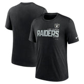 Las Vegas Raiders Team Tri-Blend T-Shirt - Heather Black online