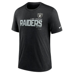 Las Vegas Raiders Team Tri-Blend T-Shirt - Heather Black online