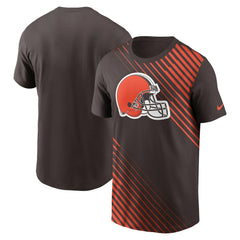 Cleveland Browns Yard Line Fashion Asbury T-Shirt - Brown discount