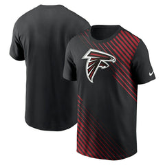 Atlanta Falcons Yard Line Fashion Asbury T-Shirt - Black cheap