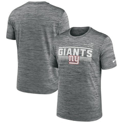New York Giants Yardline Velocity Performance T-Shirt - Gray sale