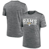 Los Angeles Rams Yardline Velocity Performance T-Shirt - Gray on sale