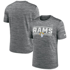 Los Angeles Rams Yardline Velocity Performance T-Shirt - Gray on sale