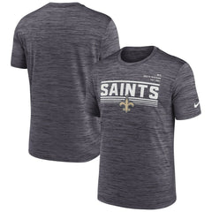 New Orleans Saints Yardline Velocity Performance T-Shirt - Anthracite on sale