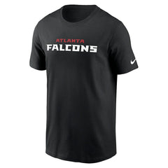 Atlanta Falcons Team Wordmark Essential T-Shirt - Black on sale