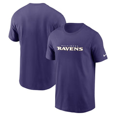 Baltimore Ravens Team Wordmark Essential T-Shirt - Purple for sale