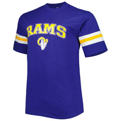 Los Angeles Rams Big & Tall Arm Stripe T-Shirt - Royal cheap