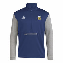 Argentina National Team Crest Long Sleeve Half-Zip Top - Navy sale