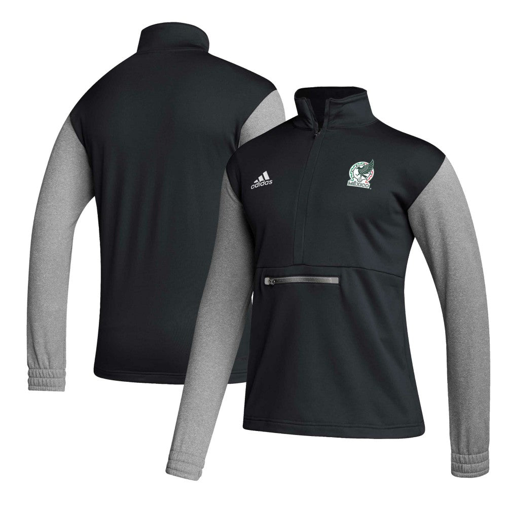 Mexico National Team Crest Long Sleeve Half-Zip Top - Black online