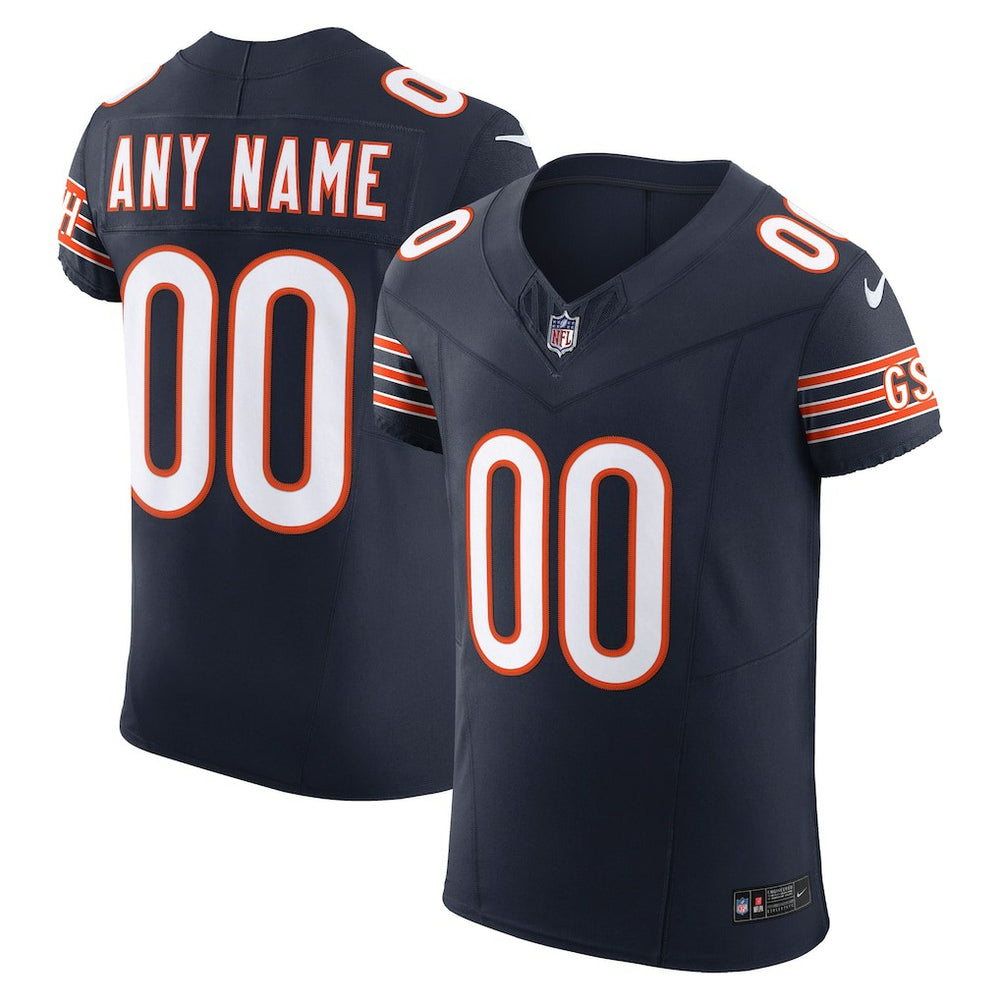 Chicago Bears Vapor F.U.S.E. Elite Custom Jersey - Navy sale