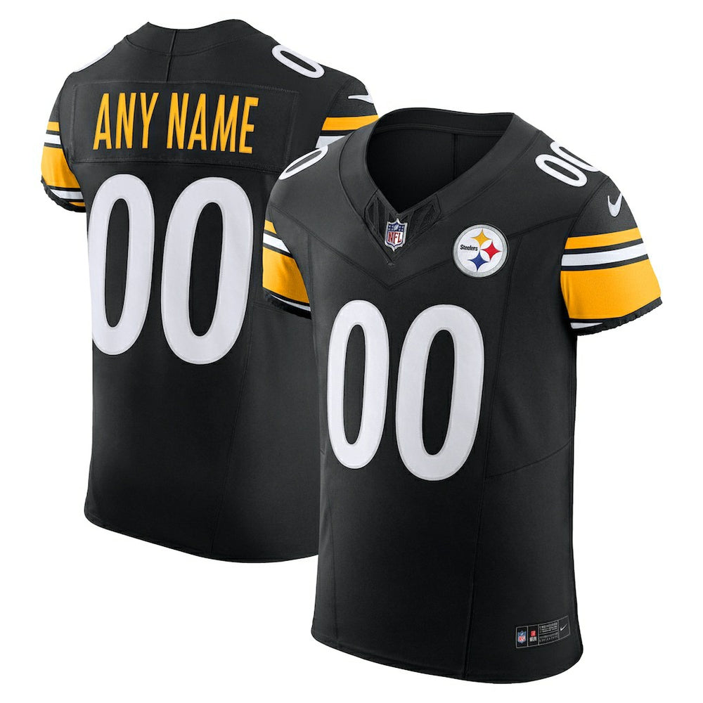 Pittsburgh Steelers Vapor F.U.S.E. Elite Custom Jersey - Black sale