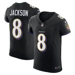 Lamar Jackson Baltimore Ravens Alternate Vapor F.U.S.E. Elite Jersey - Black outlet
