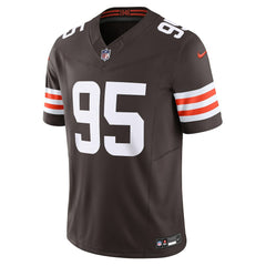 Myles Garrett Cleveland Browns Vapor F.U.S.E. Limited Jersey - Brown on sale