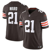 Denzel Ward Cleveland Browns Vapor F.U.S.E. Limited Jersey - Brown for sale